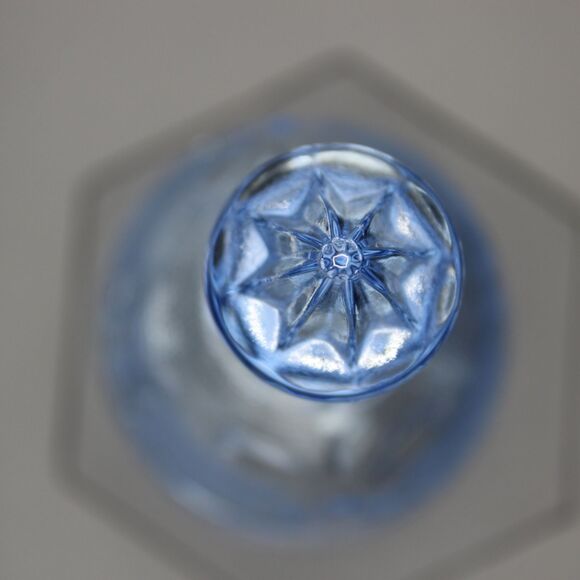 Vintage Indiana Glass Bell Tiara Ice Blue Sandwich Pattern Collectible Colonial - Picture 5 of 7